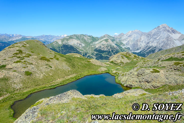 Photo n201607057
Lac du Rocher de l'Aigle (2487m)(Montgenvre, Brianonnais, Hautes-Alpes)
Clich Dominique SOYEZ
Copyright Reproduction interdite sans autorisation