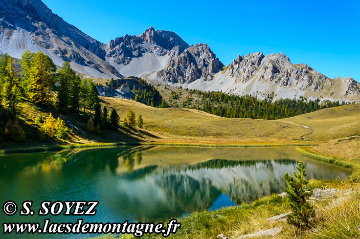 Photo n201410009
Lac Miroir ou lac des Prs Soubeyrand (2214 m) (Queyras, Hautes-Alpes)
Clich Serge SOYEZ
Copyright Reproduction interdite sans autorisation