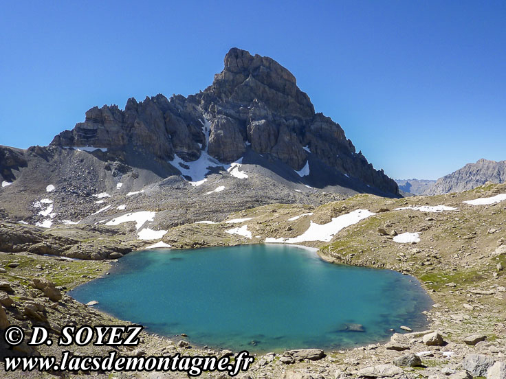 Photo nAttente_Chambeyron_Noir
Lac Noir (2815m) (Chambeyron, Haute Ubaye, Alpes de Haute Provence)
Clich Dominique SOYEZ
Copyright Reproduction interdite sans autorisation