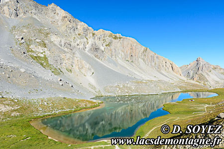 Lac de l'Orrenaye (2411m)
(Larche, Frontière Alpes de Haute Provence)
Cliché Dominique SOYEZ
Copyright Reproduction interdite sans autorisation
