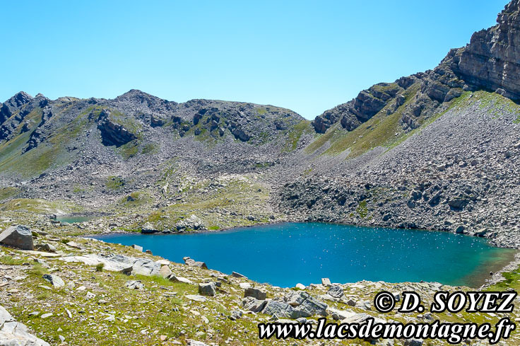 Photo n201207121
Lac des Hommes (nord) (2627m) (Alpes de Haute Provence)
Clich Dominique SOYEZ
Copyright Reproduction interdite sans autorisation