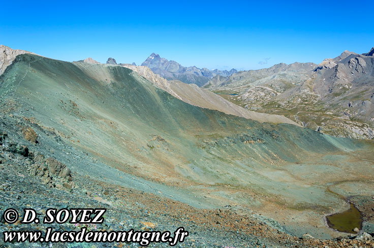 Photo n201507037
Le col Sud du Cristillan: le fond de l'ocan  3000m d'altitude!
Clich Dominique SOYEZ
Copyright Reproduction interdite sans autorisation