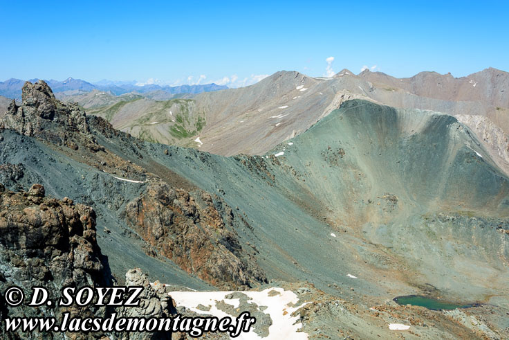 Photo n201607086
Le col Sud du Cristillan: le fond de l'ocan  3000m d'altitude!
Clich Dominique SOYEZ
Copyright Reproduction interdite sans autorisation