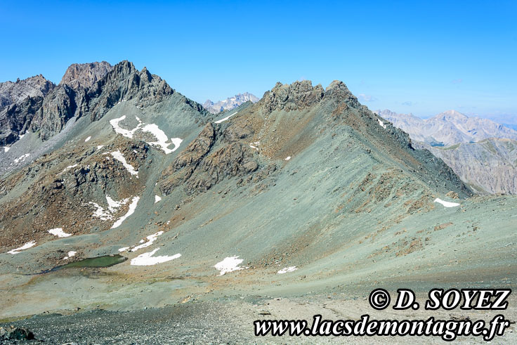 Photo n201807005
Le col Sud du Cristillan: le fond de l'ocan  3000m d'altitude!
Clich Dominique SOYEZ
Copyright Reproduction interdite sans autorisation