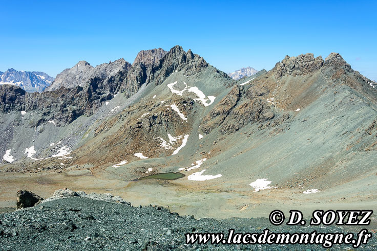 Photo n201807007
Le col Sud du Cristillan: le fond de l'ocan  3000m d'altitude!
Clich Dominique SOYEZ
Copyright Reproduction interdite sans autorisation