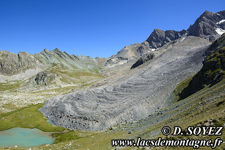 Les glaciers rocheux de Marinet
(Haute Ubaye, Alpes de Haute Provence)
Clich� Dominique SOYEZ
Copyright Reproduction interdite sans autorisation