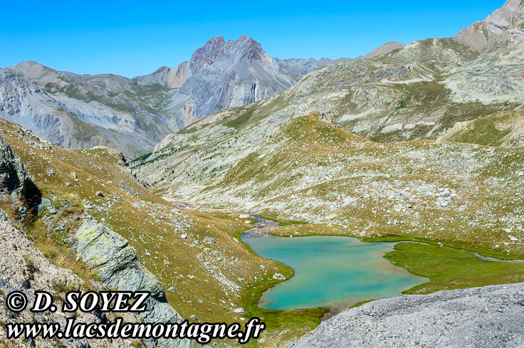 Photo n201507146
Lac infrieur de Marinet (petit) (2533m) et Glacier rocheux de Marinet (Haute Ubaye, Alpes de Haute Provence)
Clich Dominique SOYEZ
Copyright Reproduction interdite sans autorisation