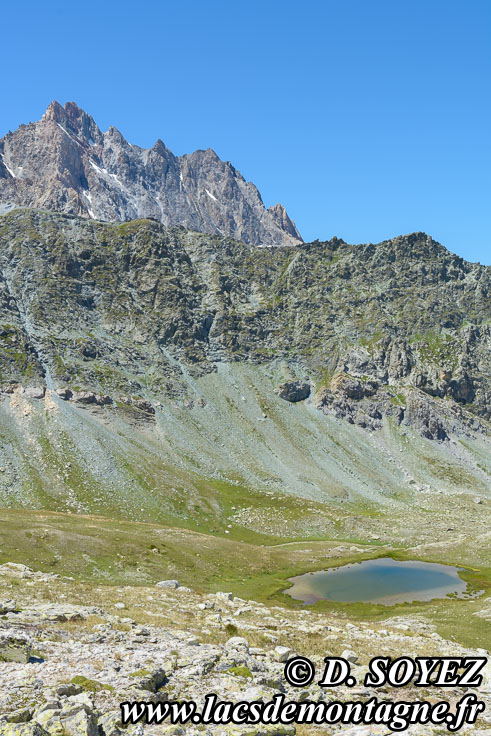 Photo n202007025
Petit lac (2607m)  lOUEST du Lac du Roure SUD (2653m) (Haute Ubaye, Alpes de Haute Provence)
Clich Dominique SOYEZ
Copyright Reproduction interdite sans autorisation