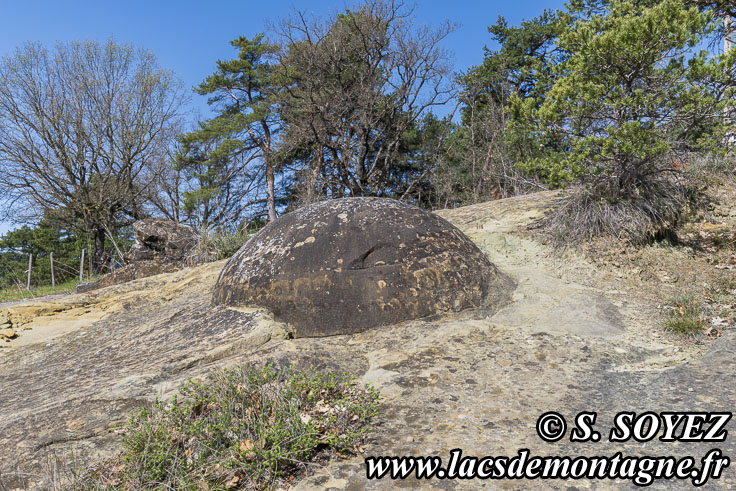 Photo n202404009
Boules de grs de Saint-Andr-de-Rosans (745m) (Baronnies, Hautes-Alpes)
Clich Serge SOYEZ
Copyright Reproduction interdite sans autorisation