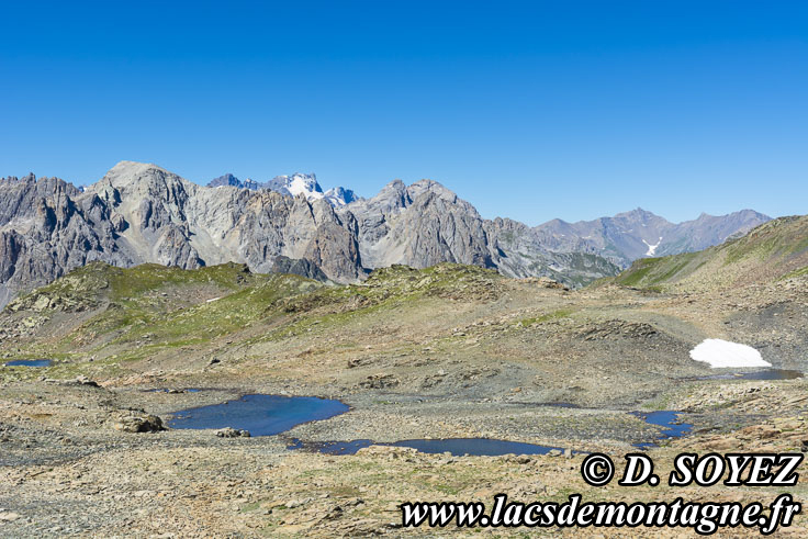 Photo n202207138
Les 2 lacs de la Madeleine (2629m et 2669m) (Brianonnais, Hautes-Alpes)
Clich Dominique SOYEZ
Copyright Reproduction interdite sans autorisation