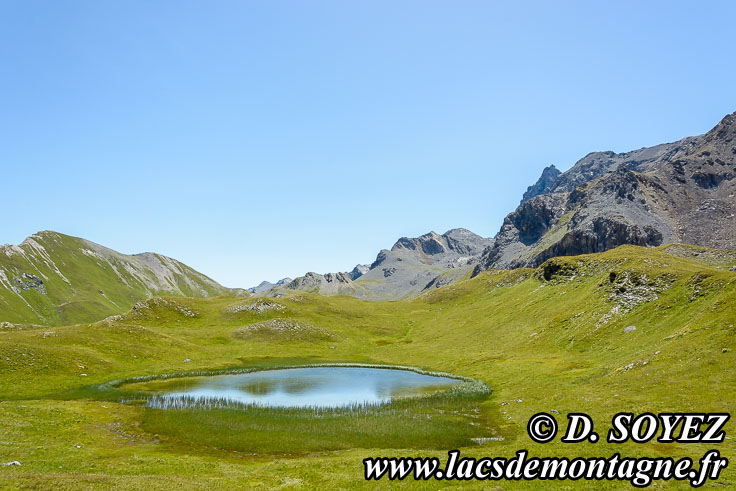 Photo n201607151
Lac de l'toile (2532m) au-dessus du lac des Cordes (2446m) (Brianonnais, Hautes-Alpes)
Clich Dominique SOYEZ
Copyright Reproduction interdite sans autorisation