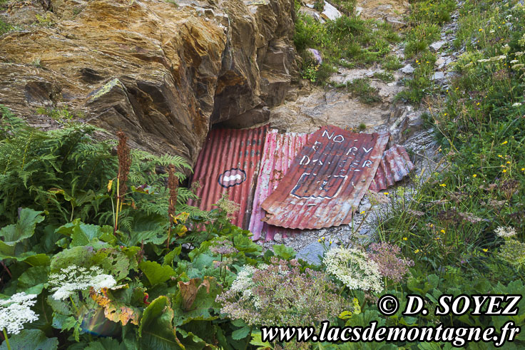 Photo n202507102
Entre de lancienne mine de fer de Blanchet vers 2093m
 proximit de la Maison des Chamois.
(Valle troite, Brianonnais, Hautes-Alpes)
Clich Dominique SOYEZ
Copyright Reproduction interdite sans autorisation