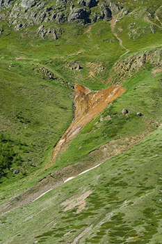 Source thermominrale de la Liche des Chamois (1995m)
(crins, Hautes-Alpes)