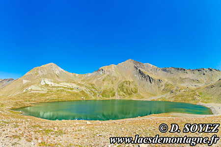 Grand lac des Estaris (2558m)
(Champsaur, Écrins, Hautes-Alpes)
Cliché Dominique SOYEZ
Copyright Reproduction interdite sans autorisation