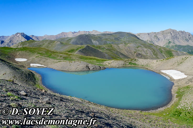 Photo n201307070
Lac de l'toile (2755m) (Guillestrois, Mortice, Queyras, Hautes-Alpes)
Clich Dominique SOYEZ
Copyright Reproduction interdite sans autorisation