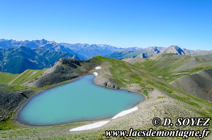 Photo n201307071
Lac de l'toile (2755m) (Guillestrois, Mortice, Queyras, Hautes-Alpes)
Clich Dominique SOYEZ
Copyright Reproduction interdite sans autorisation