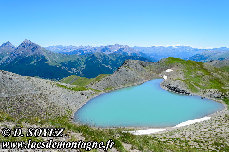 Photo n°201307075
Lac de l'Étoile (2755m) (Guillestrois, Mortice, Queyras, Hautes-Alpes)
Cliché Dominique SOYEZ
Copyright Reproduction interdite sans autorisation