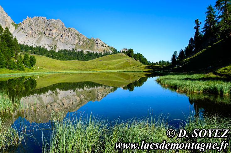 Photo n201307058
Lac Miroir ou lac des Prs Soubeyrand (2214 m) (Queyras, Hautes-Alpes)
Clich Dominique SOYEZ
Copyright Reproduction interdite sans autorisation