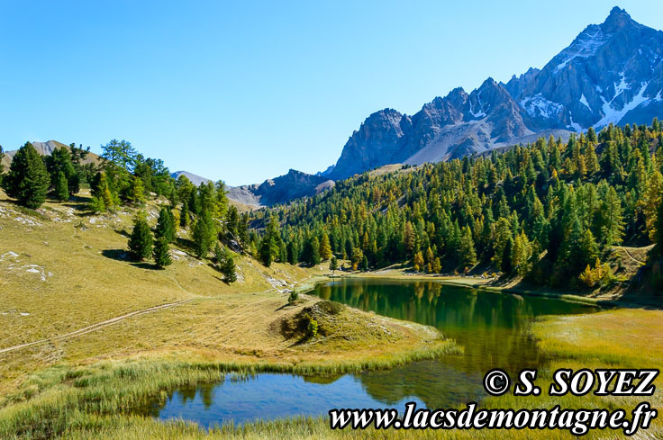 Photo n201410011
Lac Miroir ou lac des Prs Soubeyrand (2214 m) (Queyras, Hautes-Alpes)
Clich Serge SOYEZ
Copyright Reproduction interdite sans autorisation