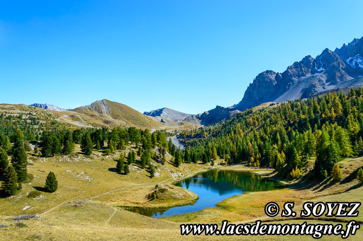 Photo n201410015
Lac Miroir ou lac des Prs Soubeyrand (2214 m) (Queyras, Hautes-Alpes)
Clich Serge SOYEZ
Copyright Reproduction interdite sans autorisation