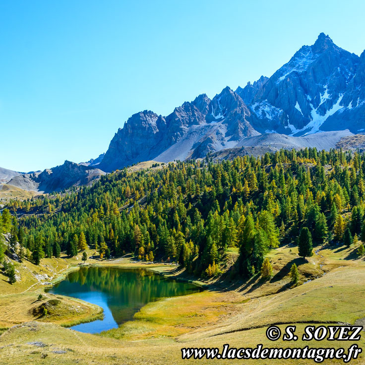 Photo n201410019
Lac Miroir ou lac des Prs Soubeyrand (2214 m) (Queyras, Hautes-Alpes)
Clich Serge SOYEZ
Copyright Reproduction interdite sans autorisation