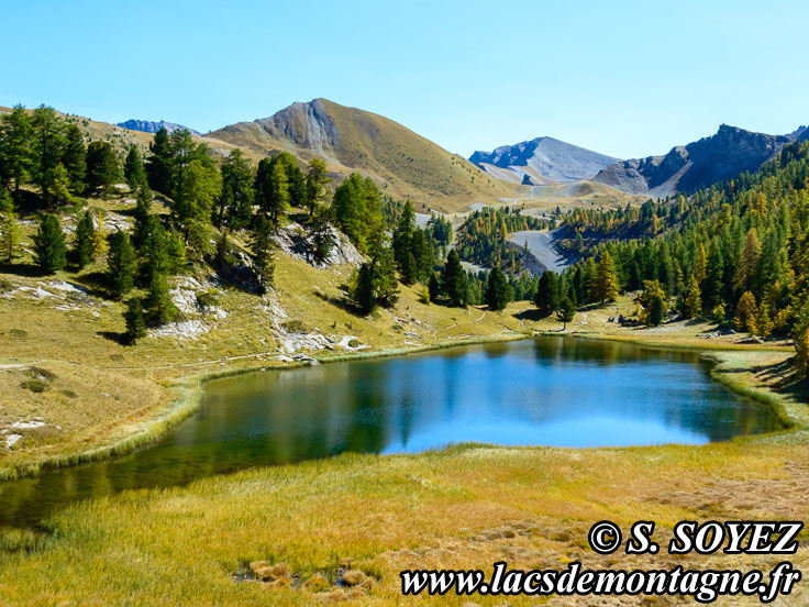 Photo n201410028
Lac Miroir ou lac des Prs Soubeyrand (2214 m) (Queyras, Hautes-Alpes)
Clich Serge SOYEZ
Copyright Reproduction interdite sans autorisation