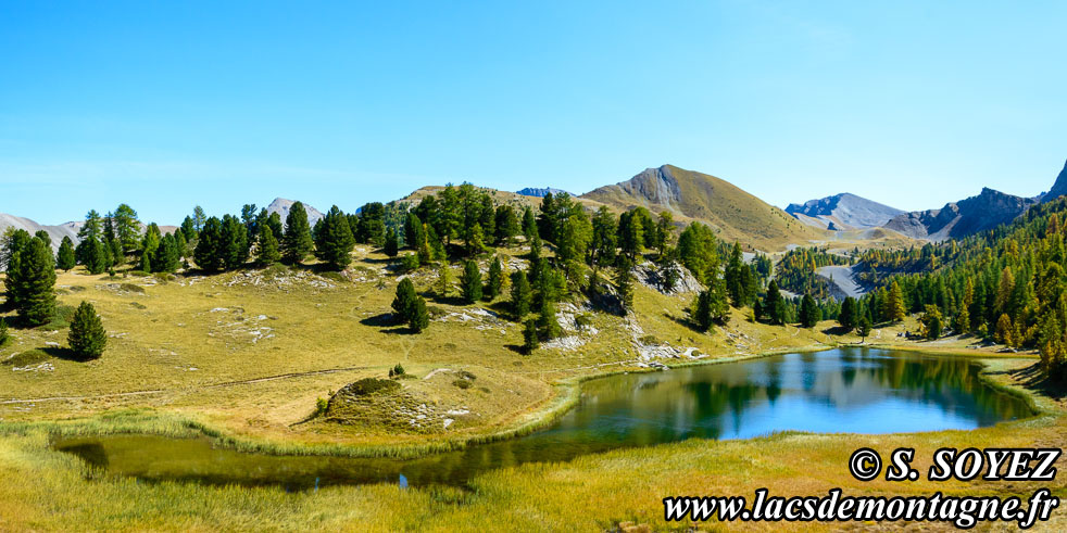 Photo n201410032
Lac Miroir ou lac des Prs Soubeyrand (2214 m) (Queyras, Hautes-Alpes)
Clich Serge SOYEZ
Copyright Reproduction interdite sans autorisation