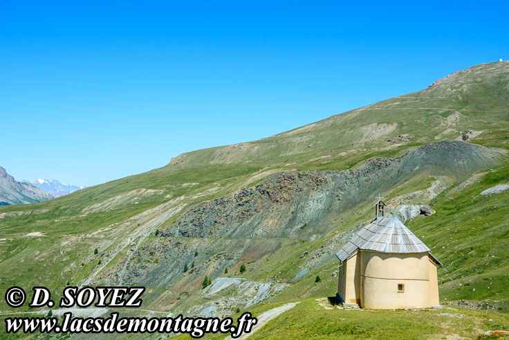 Photo n201707102
Chapelle de Clausis (2399m) (Queyras) (Hautes-Alpes)
Clich Dominique SOYEZ
Copyright Reproduction interdite sans autorisation