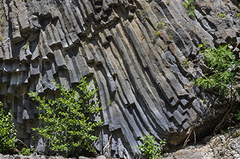 Orgues volcaniques de Jaujac
(Vivarais, Ard�che)