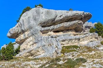 monolithe de la Folatire (1788m), 
Chamechaude, Chartreuse, Isre