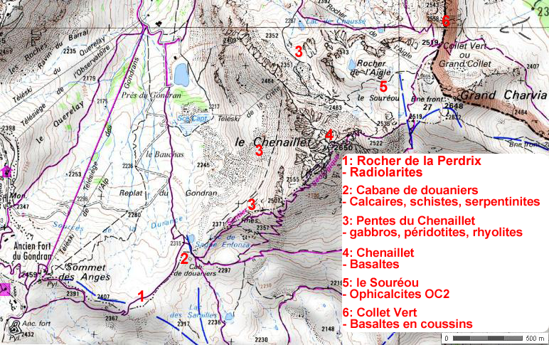 Photo n�CarteChenaillet10
Carte du Chenaillet
Clich� Serge SOYEZ
Copyright Reproduction interdite sans autorisation