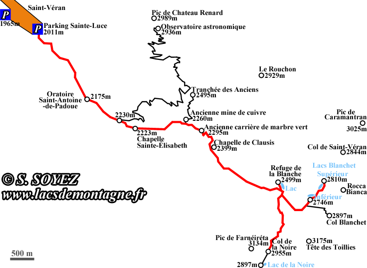 Photo n�Carte_Saint-Veran_Aigue_Blanche1
Carte Saint-V�ran - lacs Blanchet
Clich� Serge SOYEZ
Copyright Reproduction interdite sans autorisation