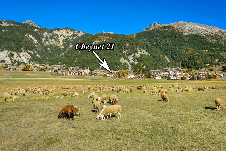 Situation du studio Cheynet 1 n21  Ceillac