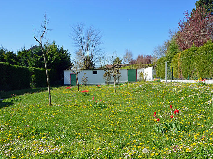 Vue extrieure du studio meubl pour 1  2 personnes chez l'habitant,  Saint-Ismier, valle du Grsivaudan, prs de Grenoble